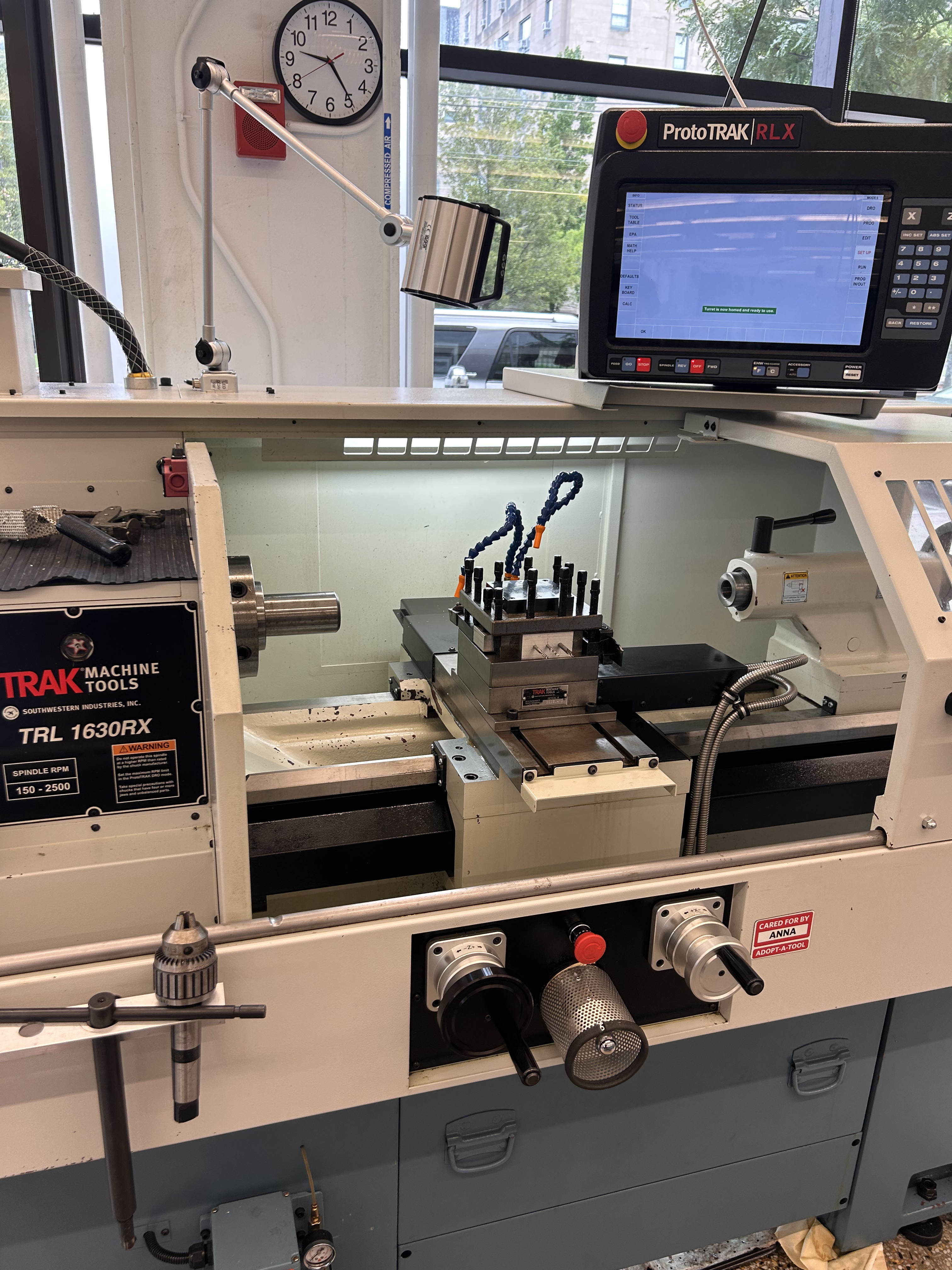 CNC lathe setup and programming