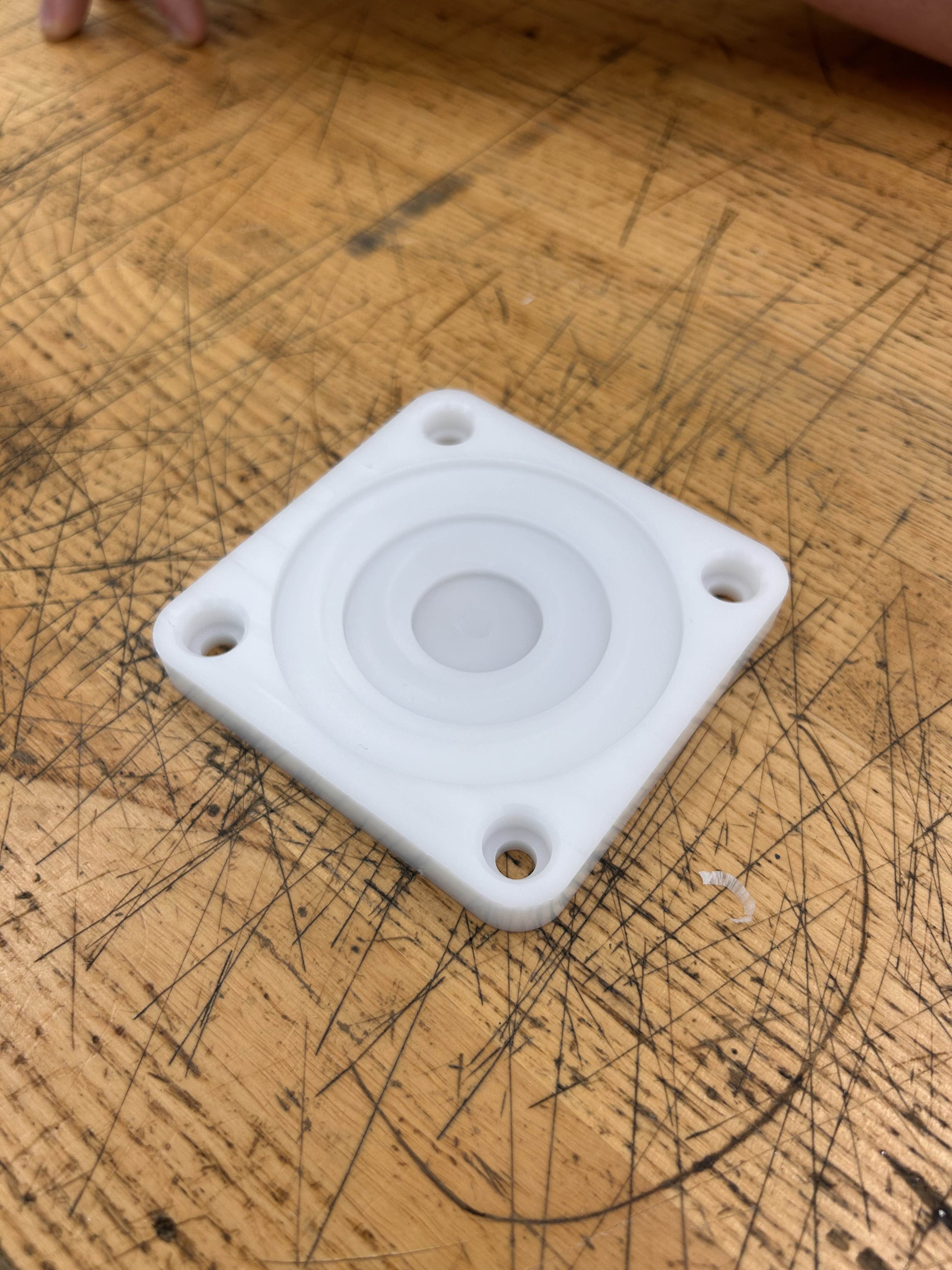 HDPE Coaster CNC
