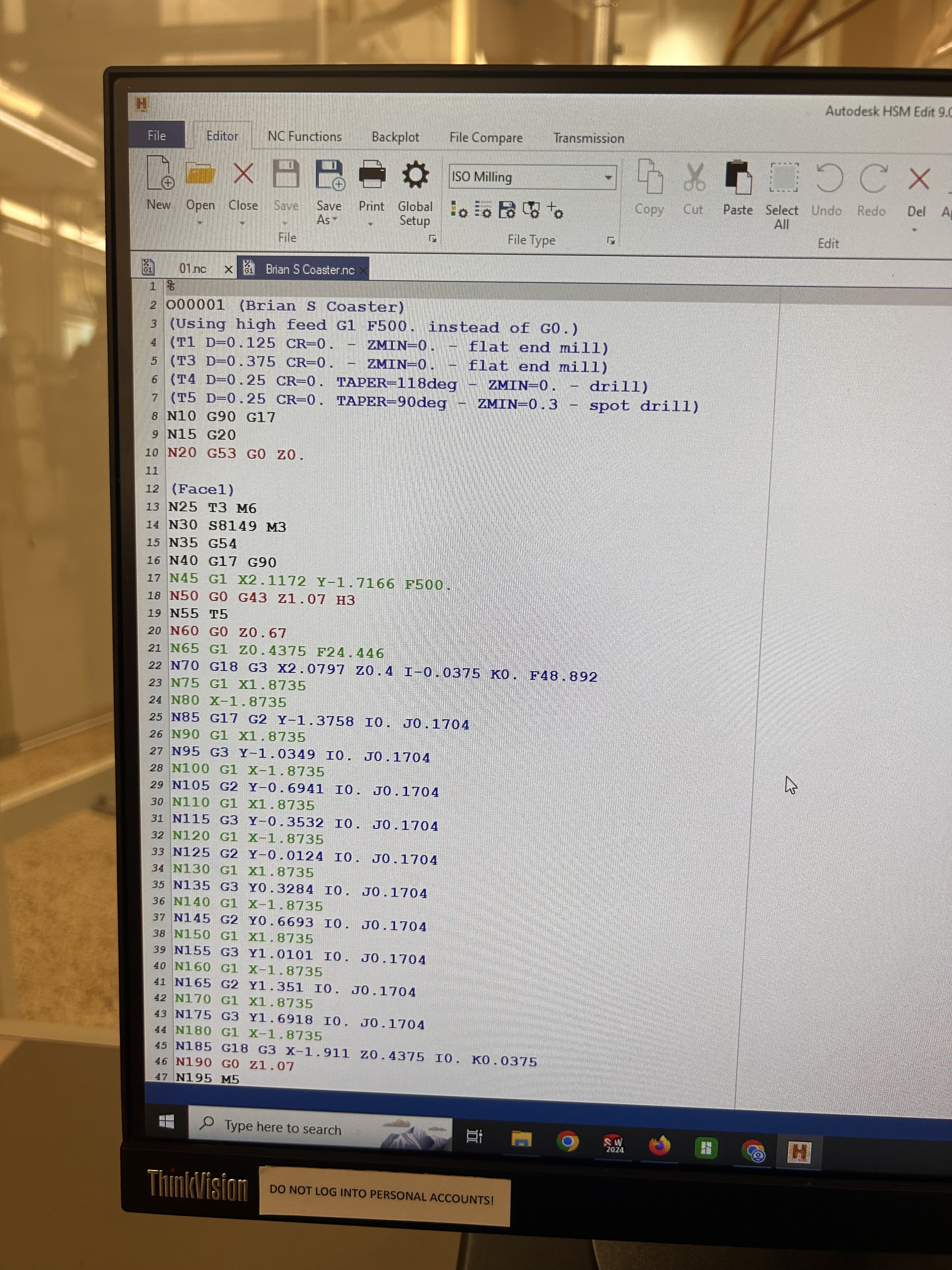 Toolpath execution and monitoring