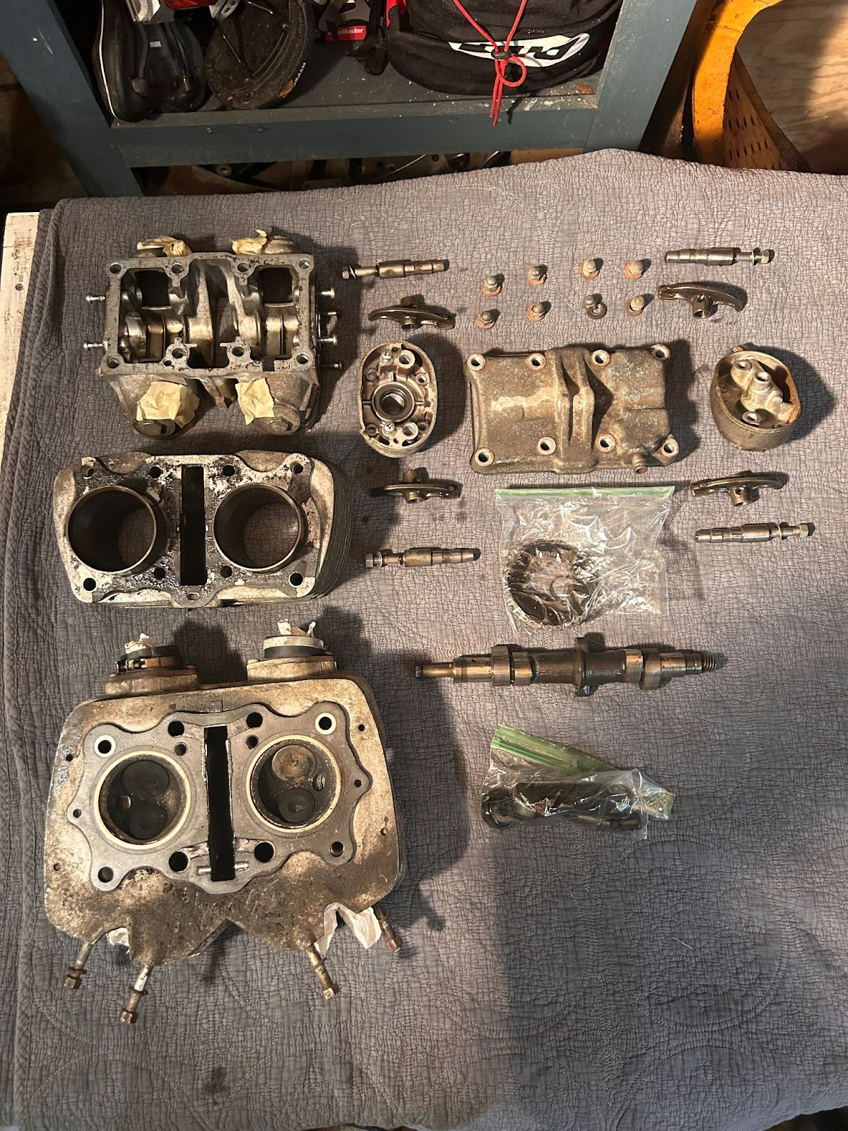 Engine disassembly process